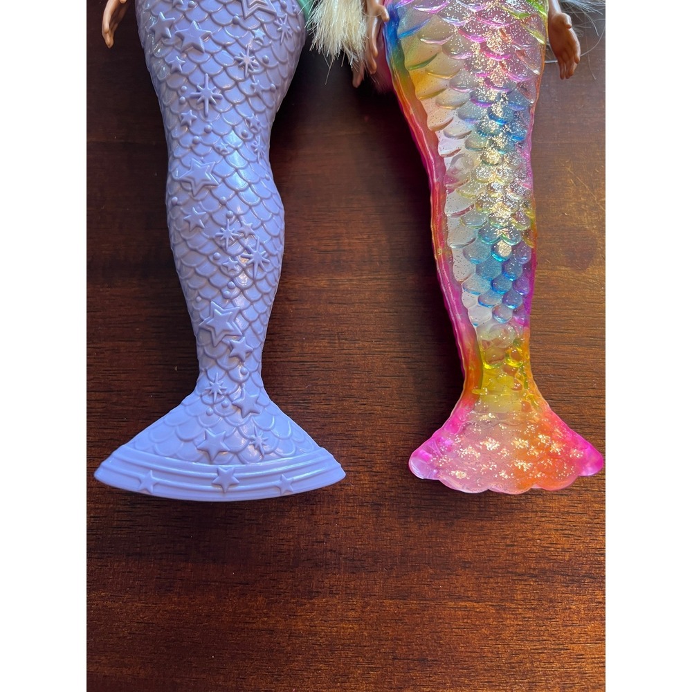 Barbie Mermaid Doll Lot Dreamtopia Pink Hair Rainbow Tail Mattel 2 - Picture 2 of 6